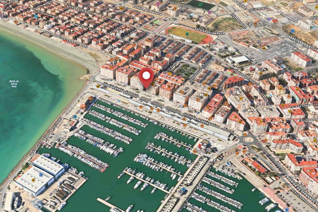 Nuevo A Estrenar. Vistas Al Mar, Terraza, Ascensor Apartman Santa Pola Kültér fotó
